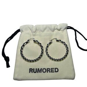 Rumored Cher Endless Hoops – Silver